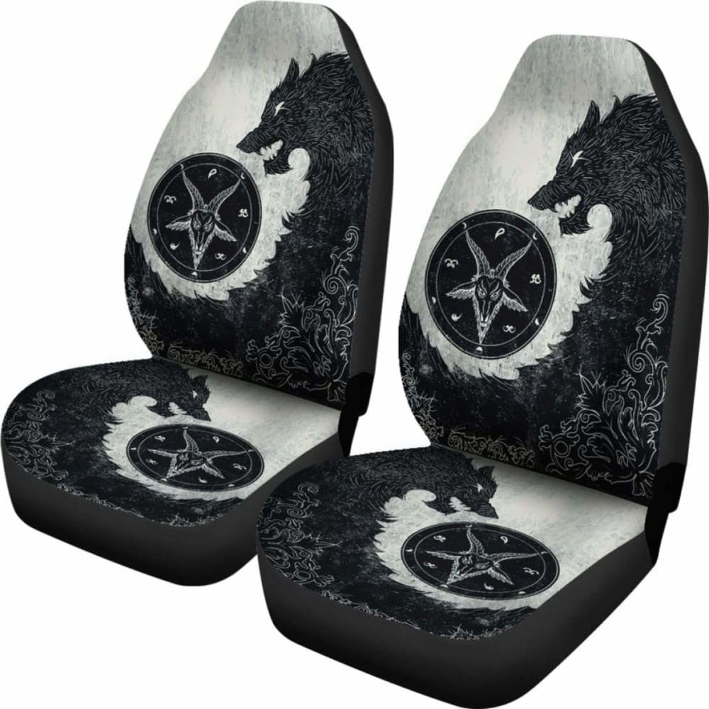 Wolf Dark Spirit Car Seat Covers