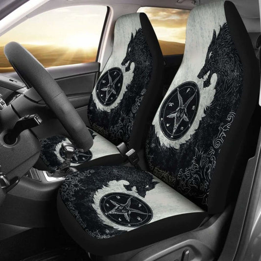 Wolf Dark Spirit Car Seat Covers