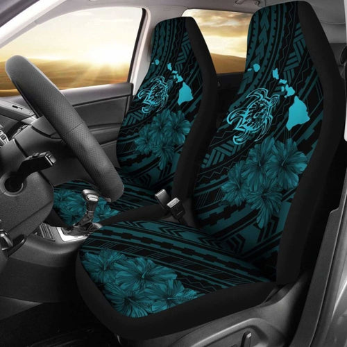 Hawaii Sea Turtle Is Swimming Toward Car Seat Covers Blue - New -