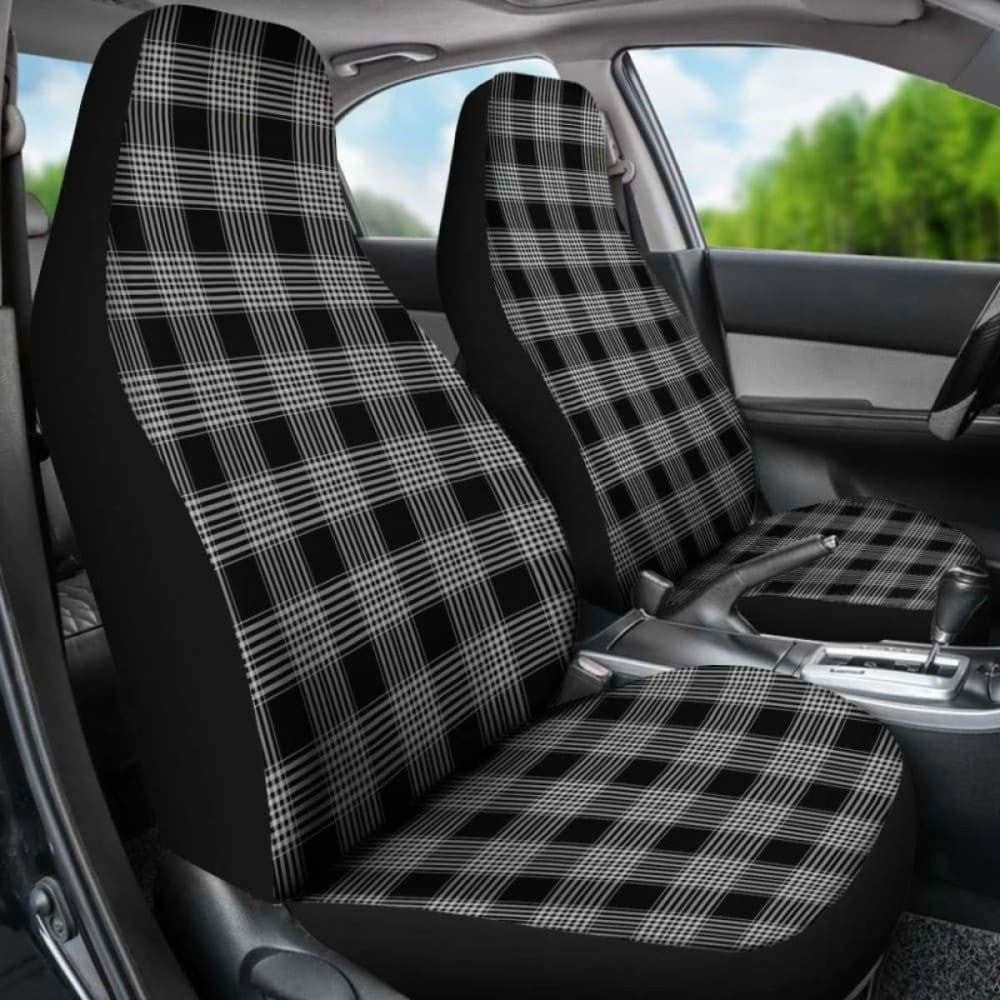 Black And White Plaid Car Seat Covers | Give Your Car A Makeover!