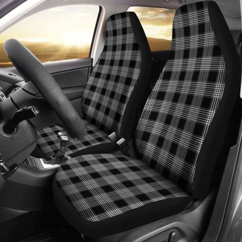 Black And White Plaid Car Seat Covers | Give Your Car A Makeover!