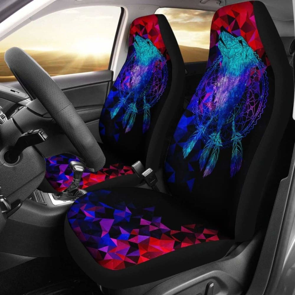 Wolf Dreamcatcher Car Seat Covers