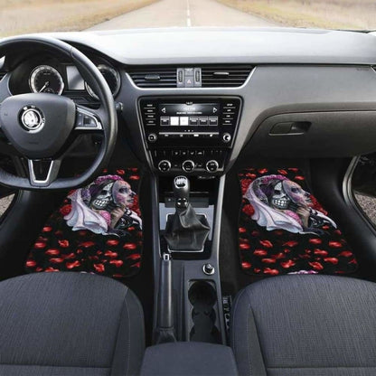 Set Of Pcs Sugar Skull Car Mats