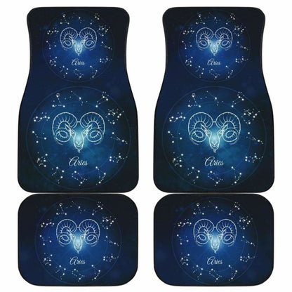 Aries Zodiac Sign Car Floor Mats Amazing Gift