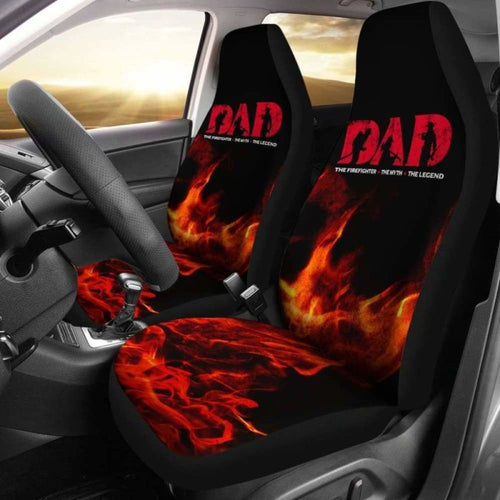 Firefighter Dad Car Seat Covers - Firefighter Bestseller