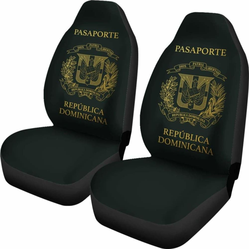 Dominican Republic Passport Car Seat Cover Awesome