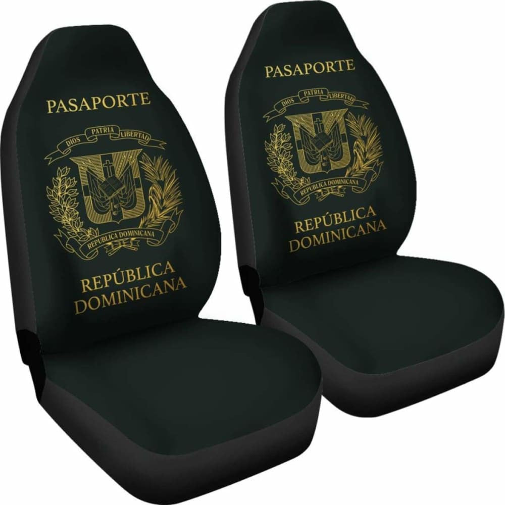 Dominican Republic Passport Car Seat Cover Awesome
