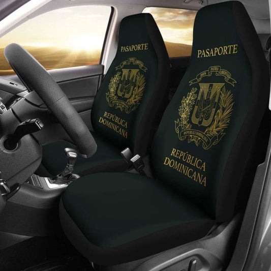 Dominican Republic Passport Car Seat Cover Awesome