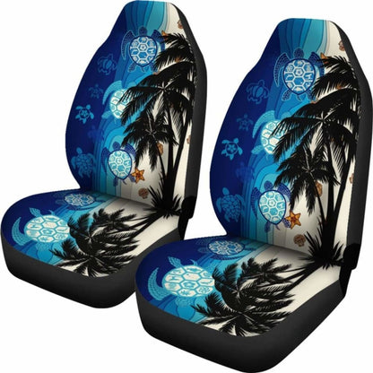 Hawaiian Sea Turtle Symbol Palm Car Seat Cover - New