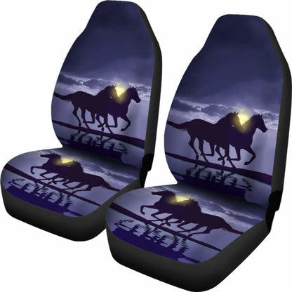 Horse Night Car Seat Cover