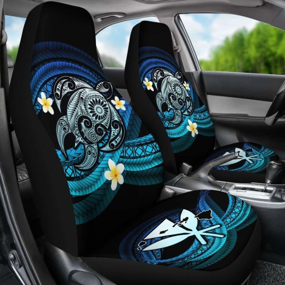 Hawaii Turtle Plumeria Polynesian Car Seat Cover - Mela Style - New - Awesome