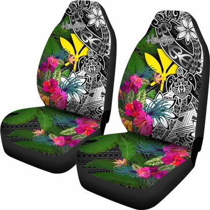 Hawaii Car Seat Covers - Turtle Plumeria Banana Leaf - Amazing