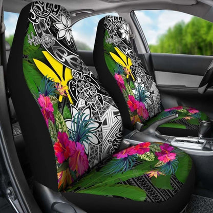 Hawaii Car Seat Covers - Turtle Plumeria Banana Leaf - Amazing