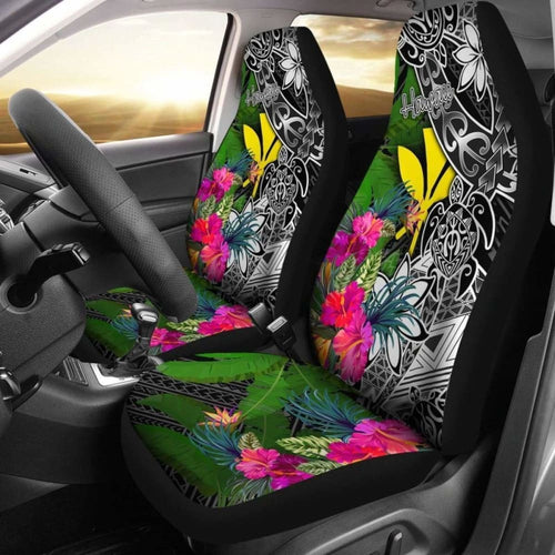 Hawaii Car Seat Covers - Turtle Plumeria Banana Leaf - Amazing