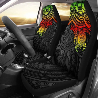 Polynesian Car Seat Covers - Polynesian Reggae Turtle - Amazing