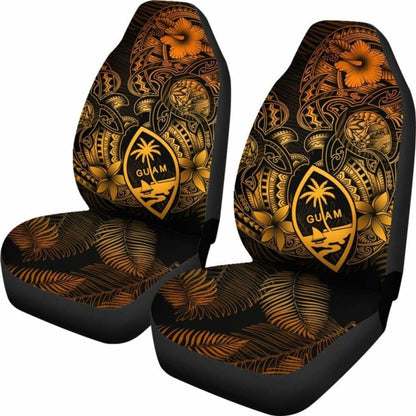 Guam Polynesian Car Seat Covers - Gold Turtle Homeland - Amazing