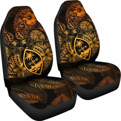 Guam Polynesian Car Seat Covers - Gold Turtle Homeland - Amazing