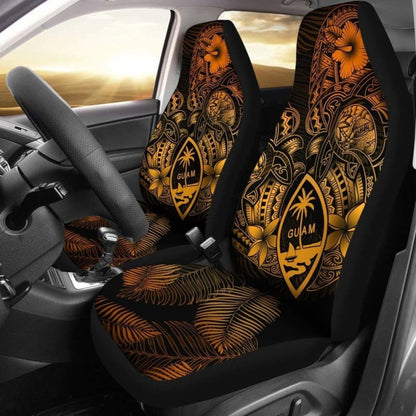 Guam Polynesian Car Seat Covers - Gold Turtle Homeland - Amazing