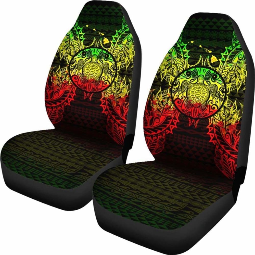 Turtle Polynesia Car Seat Cover Map Reggae New