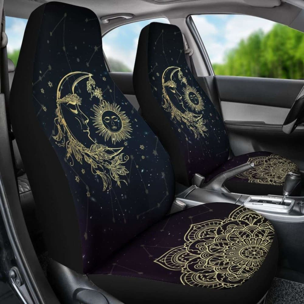 Native American Car Seat Covers Native Sun And Moon Amazing