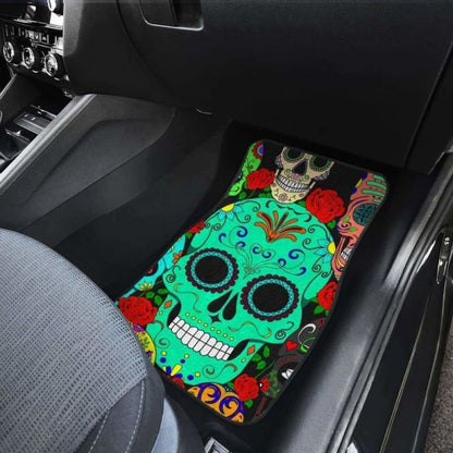 Set Pcs Sugar Skull Car Mats