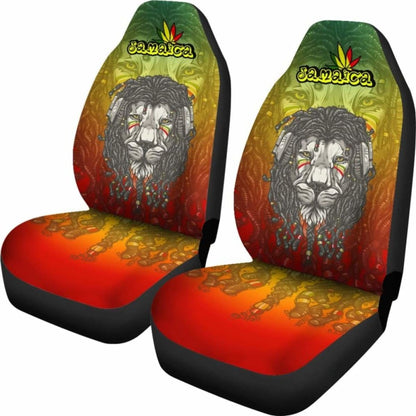 Jamaica Lion Reggae Car Seat Covers Amazing