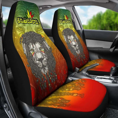 Jamaica Lion Reggae Car Seat Covers Amazing