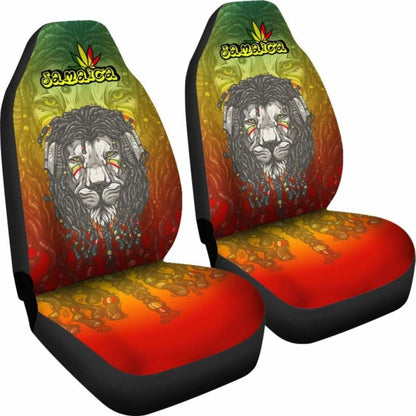 Jamaica Lion Reggae Car Seat Covers Amazing