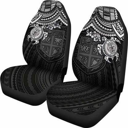 Fiji Polynesian Car Seat Covers White Turtle Amazing