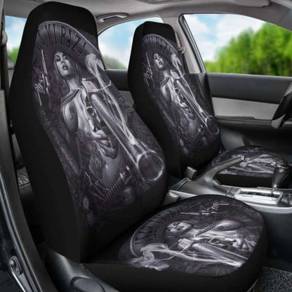 Set Of Pcs Skull Girl Car Seat Covers