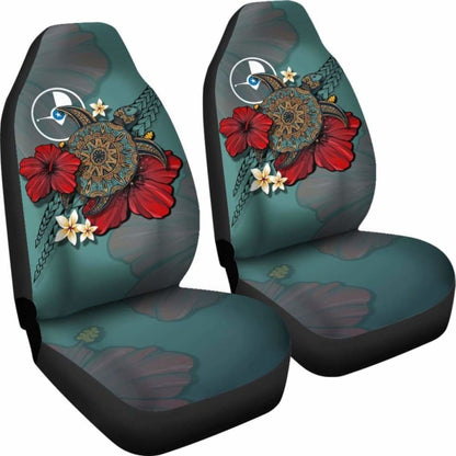 Yap Car Seat Covers Blue Turtle Tribal Amazing