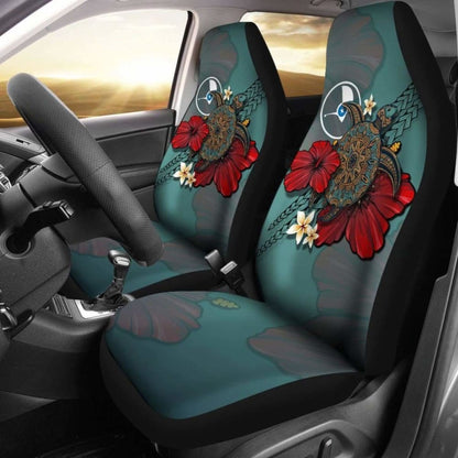 Yap Car Seat Covers Blue Turtle Tribal Amazing
