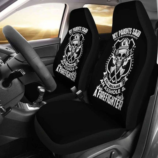 So I Became A Firefighter Car Seat Covers Amazing Gift