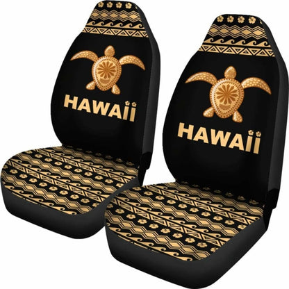 Hawaii Car Seat Covers - Hawaii Polynesian Turtle Gold Version - Amazing