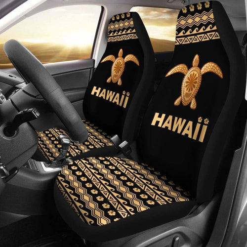 Hawaii Car Seat Covers - Hawaii Polynesian Turtle Gold Version - Amazing
