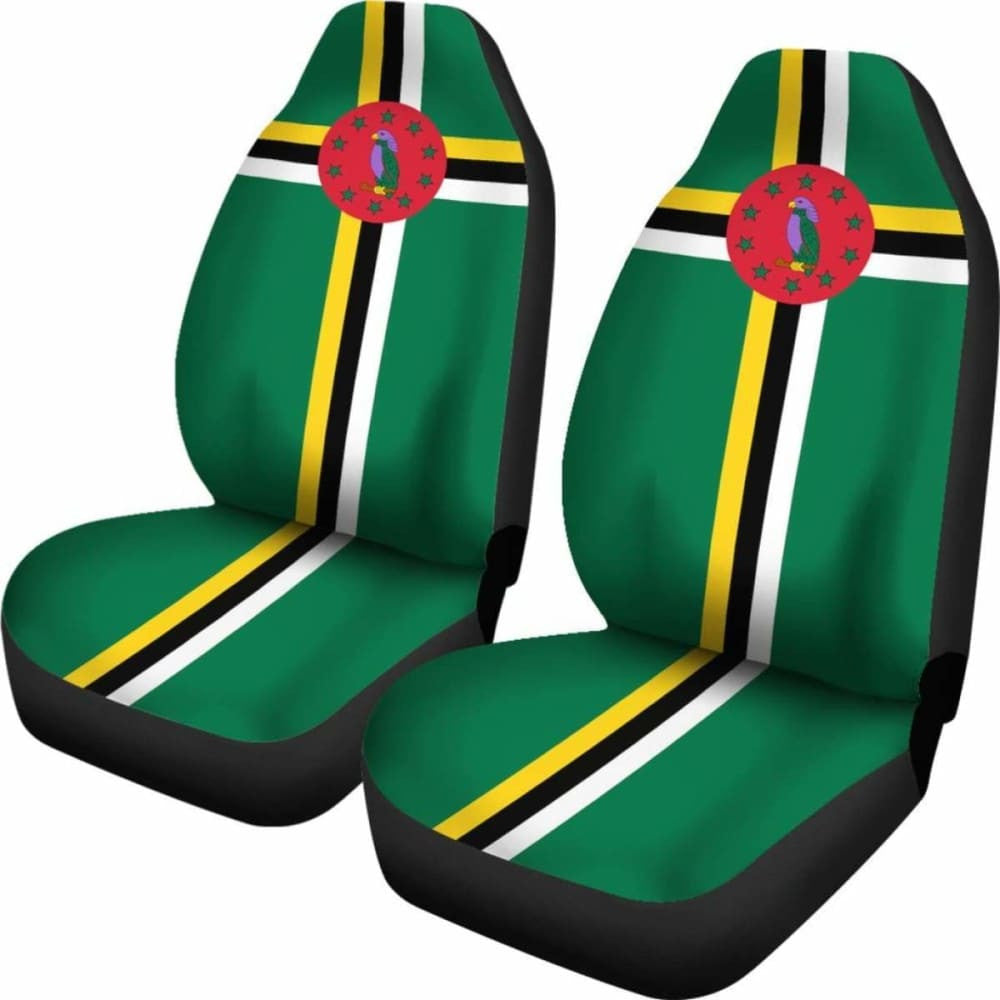 Dominica Flag Car Seat Covers