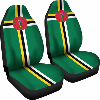 Dominica Flag Car Seat Covers