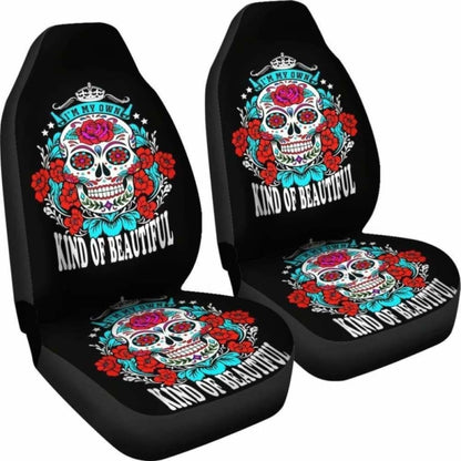 Sugar Skull Kind Of Beautiful Car Seat Covers