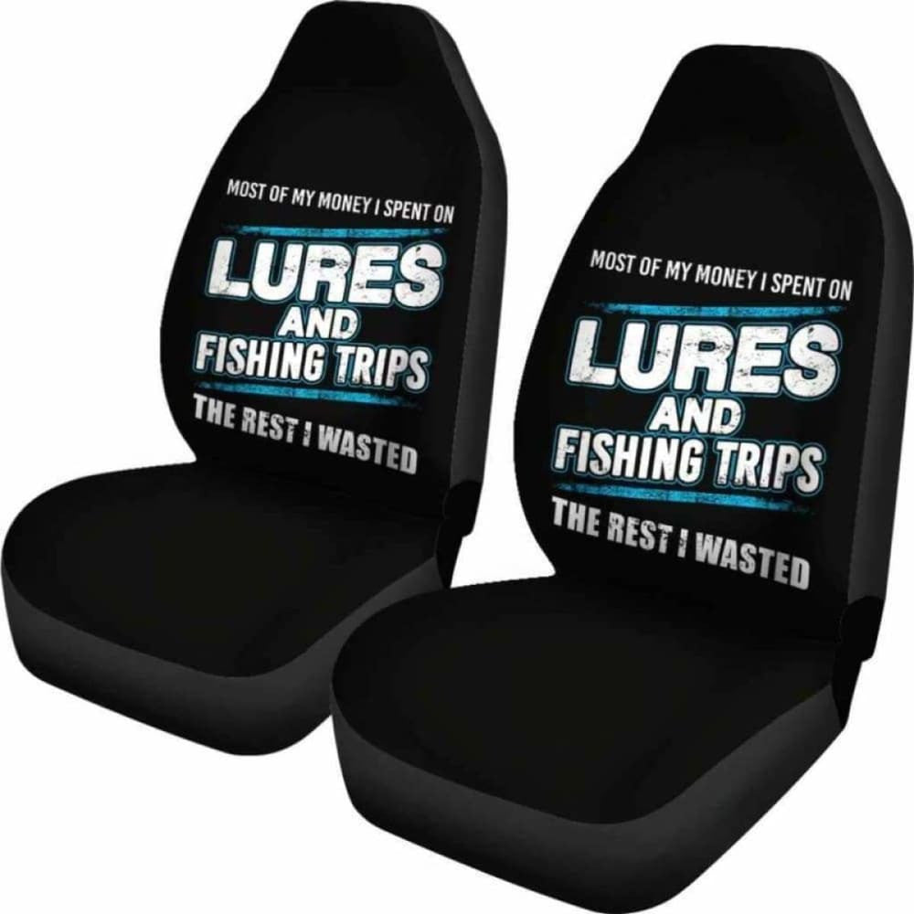 Lures And Fishing Trips Car Seat Covers