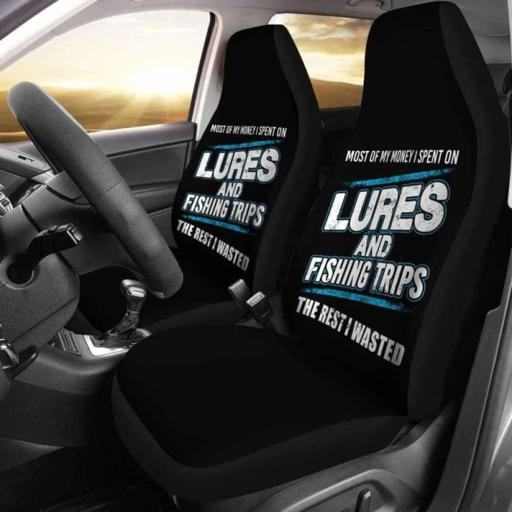 Lures And Fishing Trips Car Seat Covers