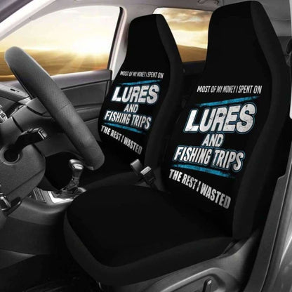 Lures And Fishing Trips Car Seat Covers
