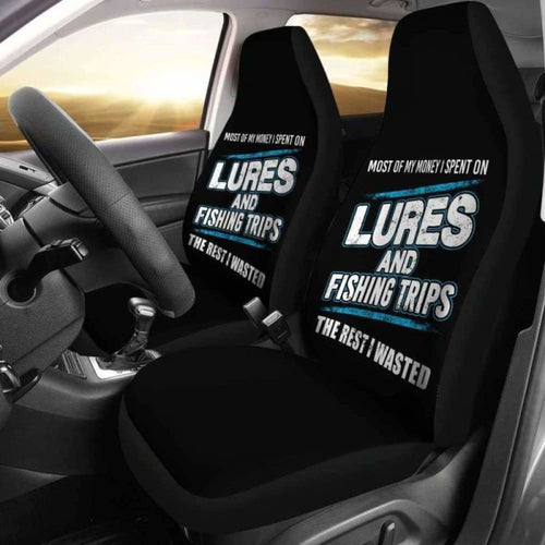 Lures And Fishing Trips Car Seat Covers
