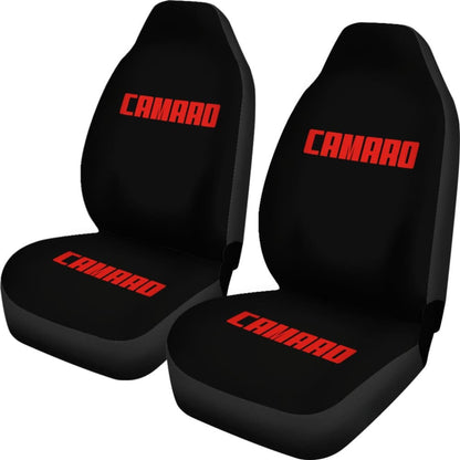 Camaro Red Letter Seat Covers