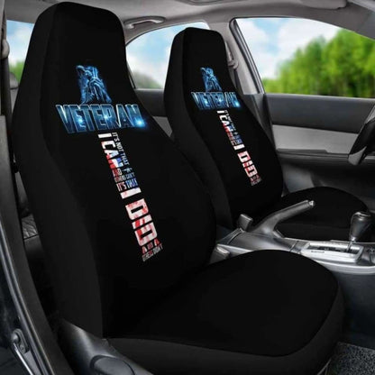 Veteran Military Cross Car Seat Covers