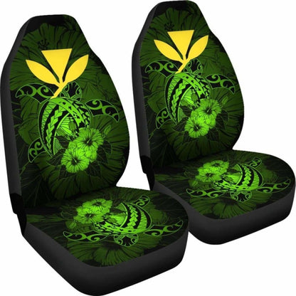 Hawaii Hibiscus Car Seat Cover - Harold Turtle - Green - New