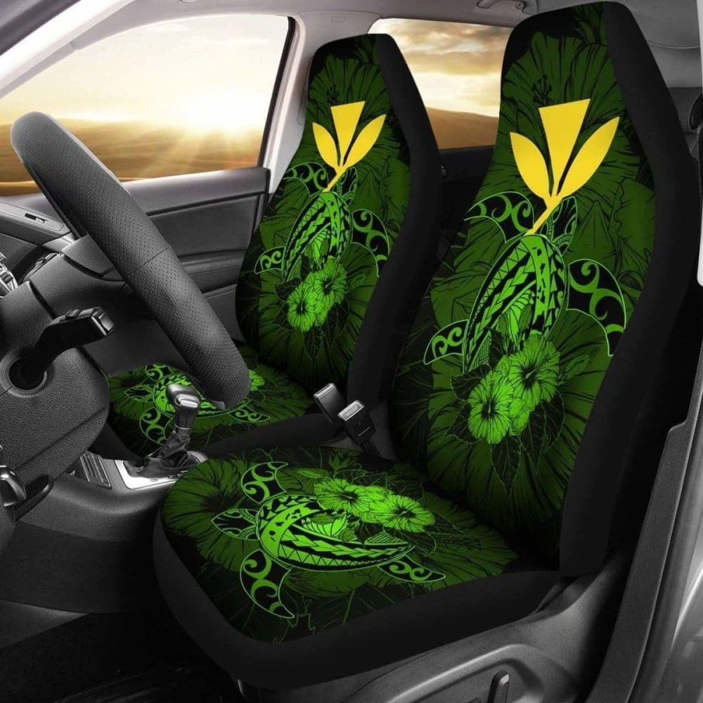 Hawaii Hibiscus Car Seat Cover - Harold Turtle - Green - New