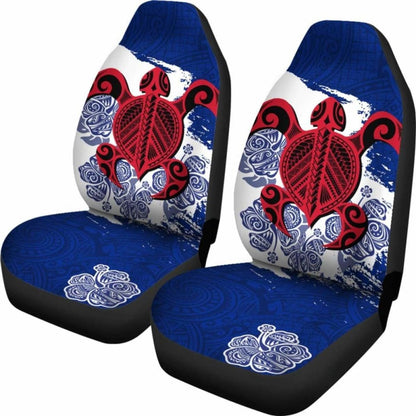Tribal Turtle Polynesian Car Seat Covers A