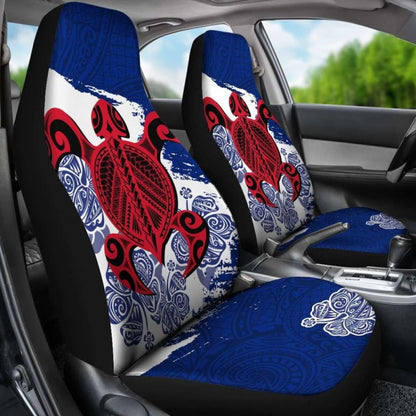 Tribal Turtle Polynesian Car Seat Covers A