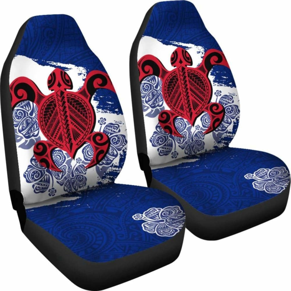 Tribal Turtle Polynesian Car Seat Covers A