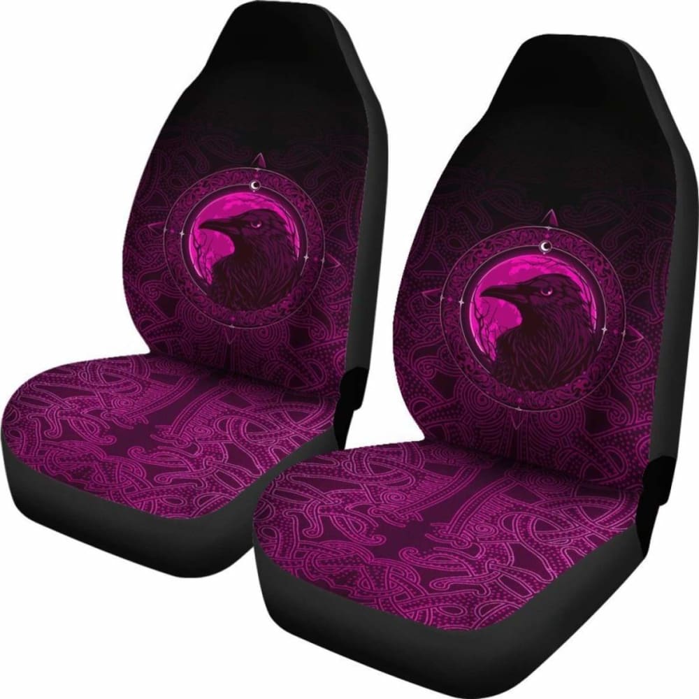 Ethnic Odin Raven Pink Car Seat Covers